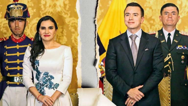 $!Verónica Abad y Daniel Noboa mantienen una intensa disputa.