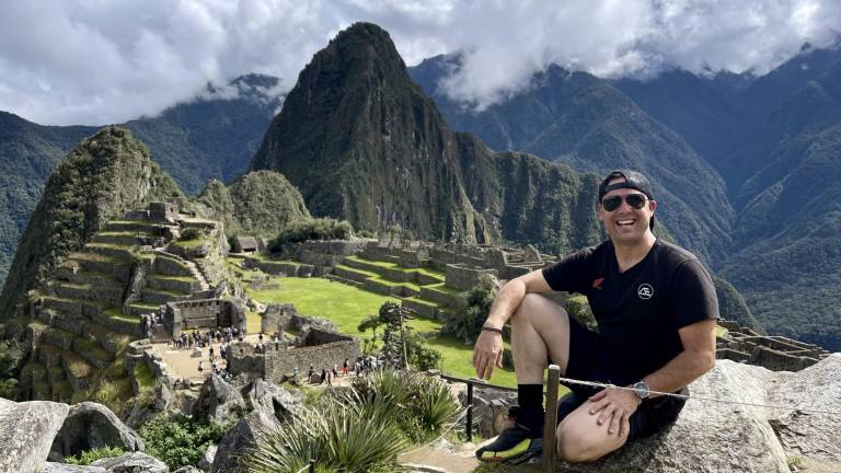 $!Álvaro en el Machu Picchu, uno de los atractivos turísticos más visitados por turistas de todo el mundo.