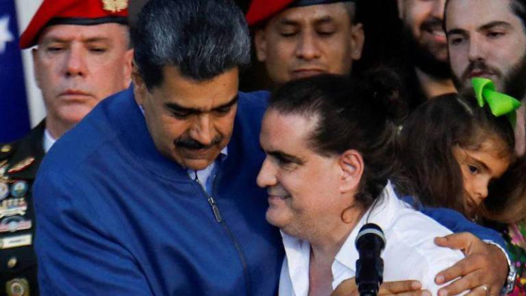 Nicolás Maduro (izquierda), presidente de Venezuela; junto a Alex Saab (derecha), nuevo ministro de Industria.