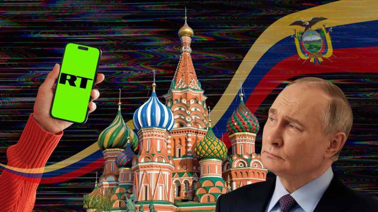 Collage con imágenes de Rusia.