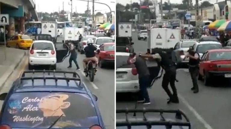 Un sujeto fue detenido por policías en pleno asalto; otro antisocial escapó