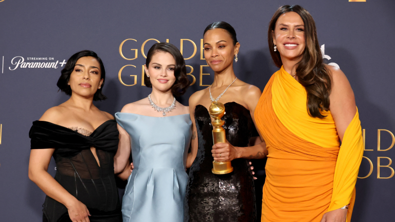 Adriana Paz, Selena Gomez, Zoe Saldana y Karla Sofia Gascon se convirtieron en uno de los elencos más premiados durante la noche por su participación en la película 'Emilia Pérez'.