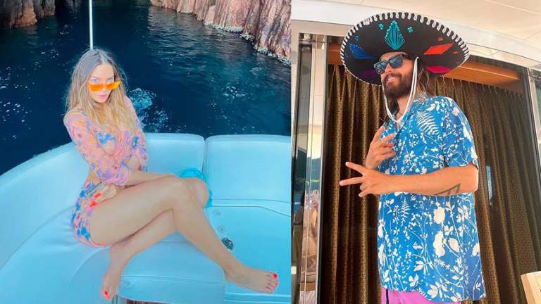 Belinda compartió sus vacaciones en Italia junto a Jared Leto