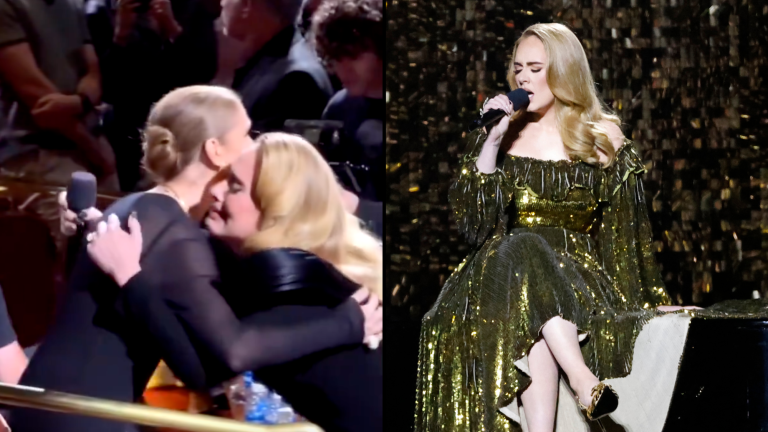 VIDEO | Adele y Céline Dion protagonizaron un emotivo encuentro en Las Vegas