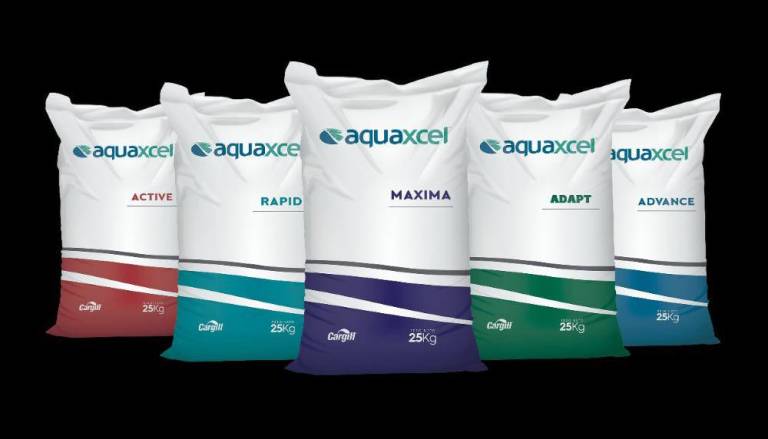 $!Cargill renovó las cuatro líneas nutricionales de su marca Aquaxcel, el alimento se desarrolló pensado en la realidad climática y necesidades nutricionales del camarón ecuatoriano.