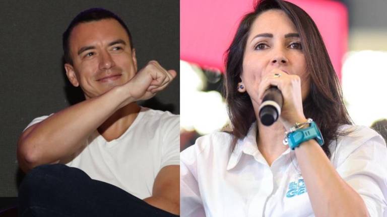 Daniel Noboa y Luisa González buscan la Presidencia en 2025.