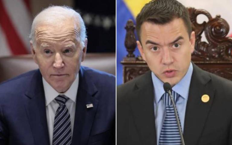 $!El apoyo por parte del Gobierno de Joe Biden a Ecuador ocurre en los últimos meses de mandato del presidente norteamericano.