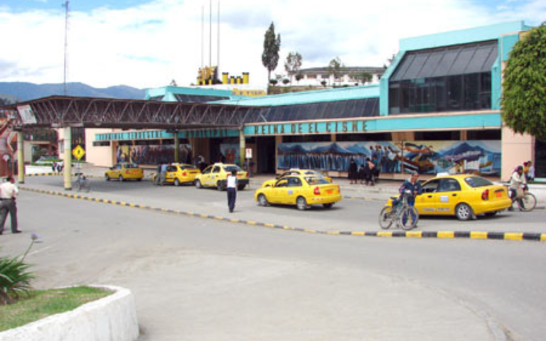 $!Fotografía del concurrido Terminal Terrestre de Loja, en el que se iba a llevar a cabo el ataque con explosivos.