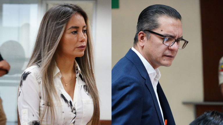 Combo de fotografías de los exfuncionarios Wilman Terán y Maribel Barreno.