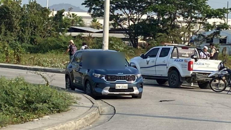 Asesinan a pareja que se movilizaba en un vehículo por La Aurora, en el cantón Daule