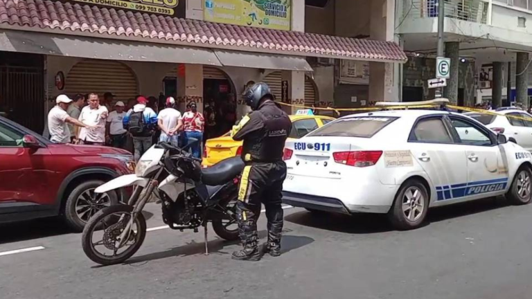 Guayaquil: Ataque armado dejó dos muertos y un herido cerca del Parque Centenario