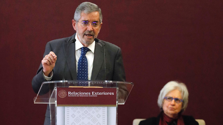 Fotografía del nuevo canciller mexicano, Juan Ramón de la Fuente.