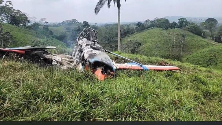 Piloto murió tras accidentarse en su avioneta mientras realizaba un vuelo por la provincia de El Oro