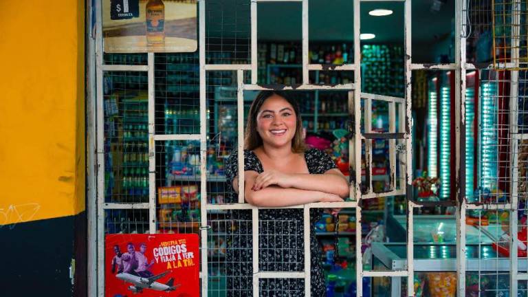 Una emprendedora en Guayaquil.