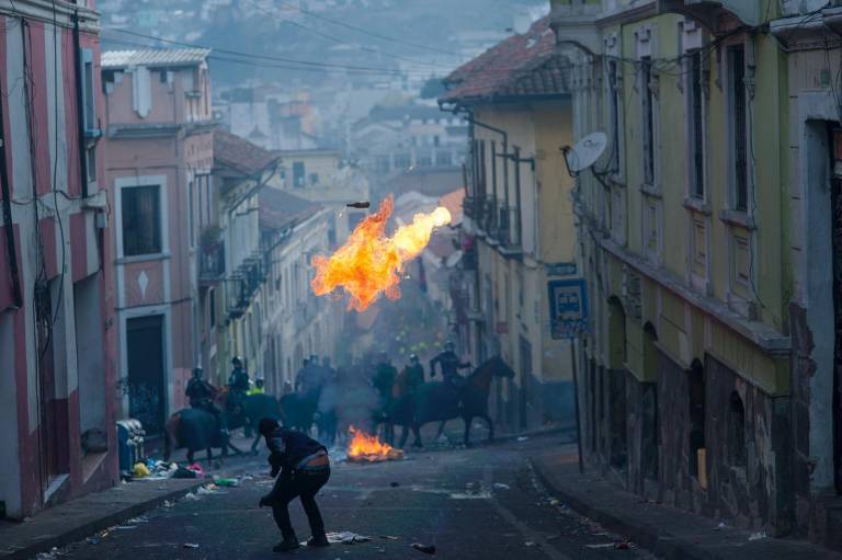 $!Protestas de octubre del 2019.