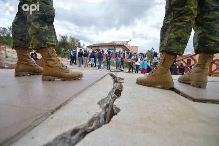 $!Emergencia en Nabón: casas destruidas por deliszamiento de tierra; Gobierno destina $ 7 millones