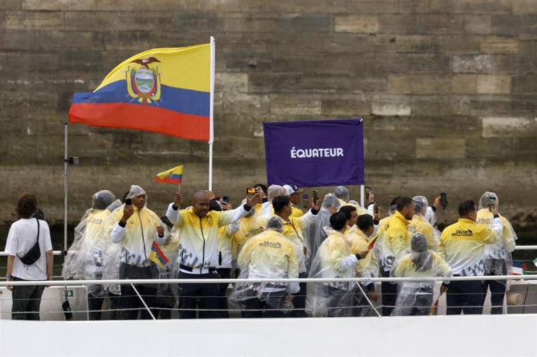 $!La delegación de Ecuador fue una de las más animadas durante el desfile.