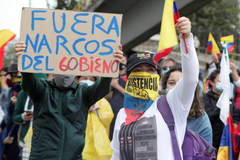 $!Las protestas han dejado 20 muertos, según la Fiscalía, y 75, según ONGs.