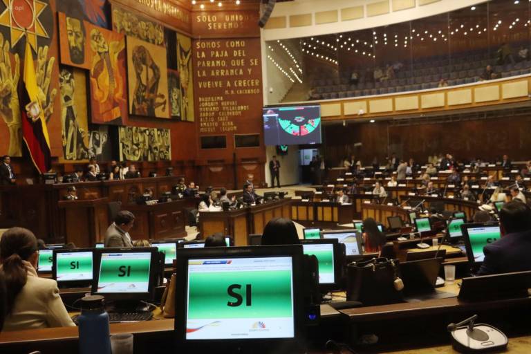 $!Fotografía referencial de la votación de la Asamblea Nacional.