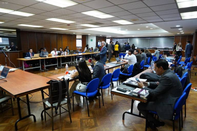 $!Fotografía de la sala de audiencias en que se dictó la sentencia.