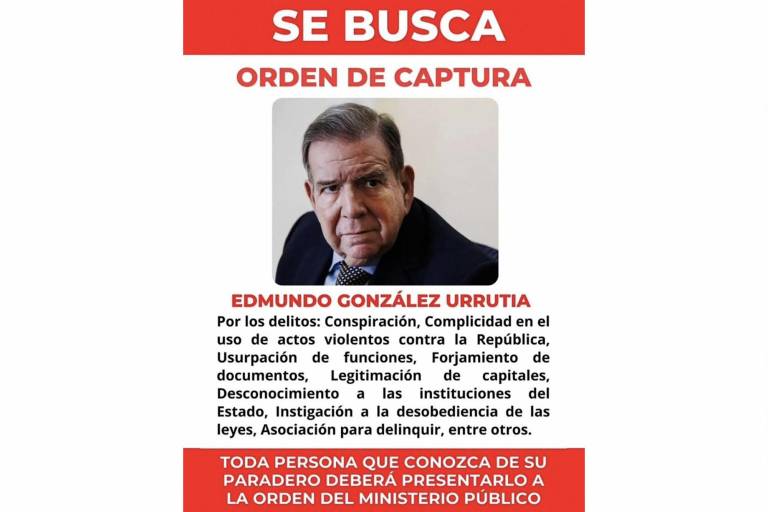 $!Edmundo González Urrutia viaja a Argentina mientras Venezuela ofrece USD 100.000 por su captura