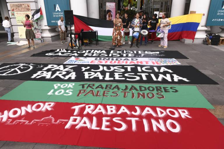 $!Estudiantes de la Universidad de las Artes aspiran a tener más demostraciones pacíficas en contra de la Guerra en Gaza.