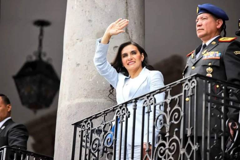 $!Verónica Abad los primeros días como vicepresidenta.