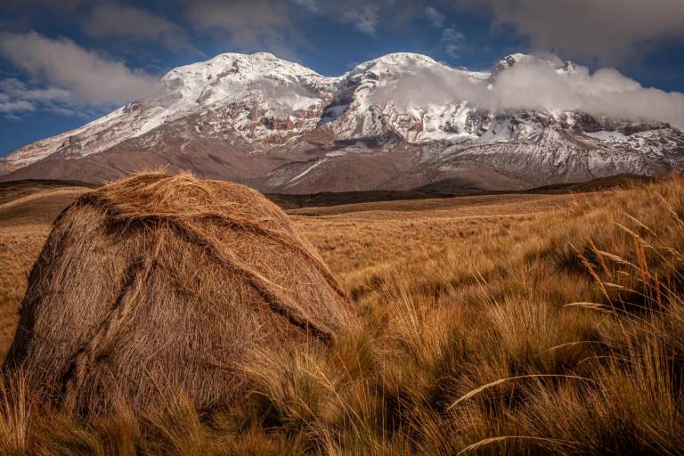 $!El páramo que rodea al volcán.