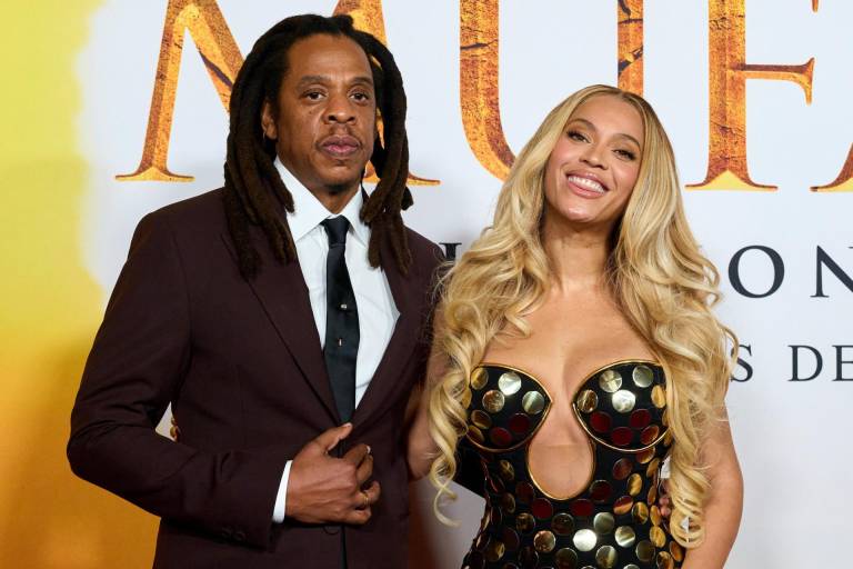 $!Jay-Z junto a Beyoncé durante la premiere de Disney de la película Mufasa: The Lion King, el rapero está atravesando graves acusaciones.