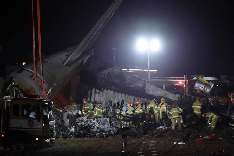 $!Trágico accidente aérea en Corea del Sur.