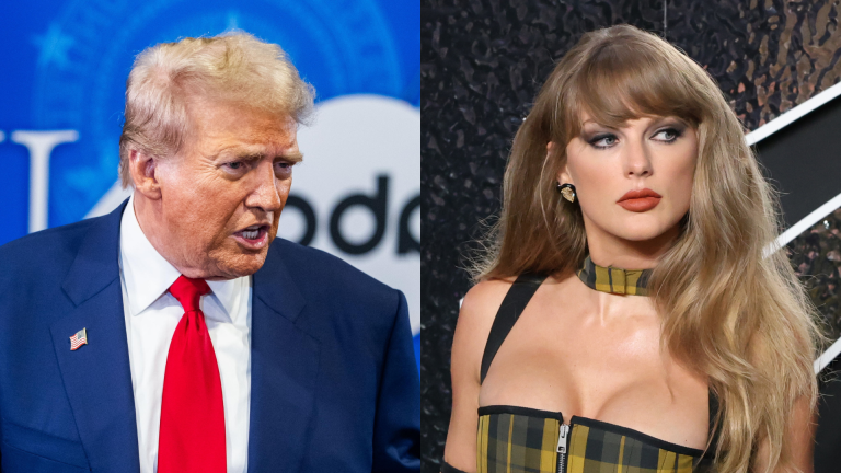 El candidato presidencial Donald Trump reaccionó al apoyo de Taylor Swift a Kamala Harris.