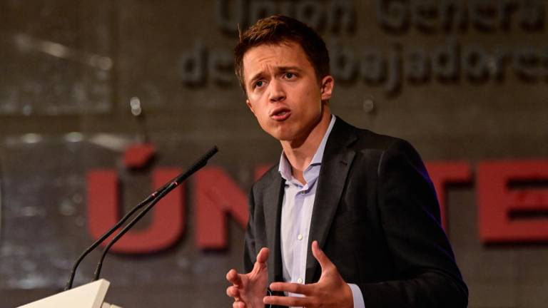 Foto de Archivo de Íñigo Errejón durante un discurso en Madrid, en 2019.