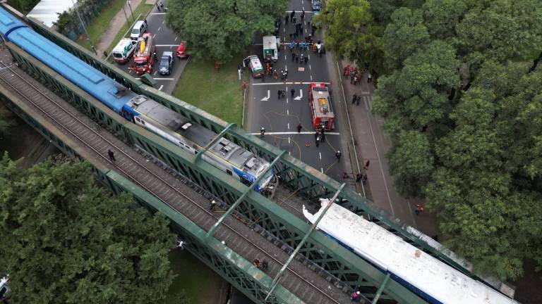 Choque de trenes en Argentina deja 57 heridos, 2 de ellos de gravedad