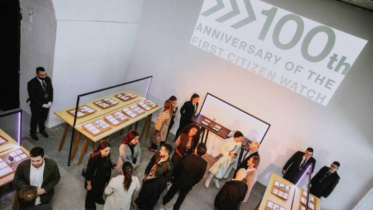 Foto del evento de Citizen donde se celebró el aniversario 100 de los relojes y se mostró la nueva colección de la línea Promaster, que también celebró sus 35 años de creación.