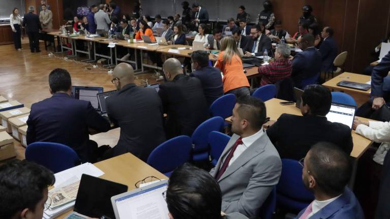 Audiencia de inicio del juicio en el caso Metástasis, en la Corte Nacional de Justicia. Foto archivo: API.