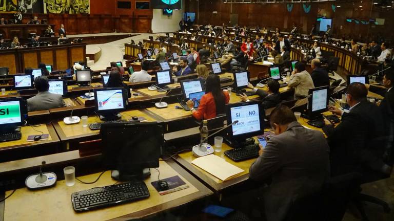 Quito, jueves 30 de octubre del 2024 VotaciÃ³n de la conformaciÃ³n de la ComisiÃ³n Especializada Ocacional para la instalaciÃ³n de bases Militares Extranjeras en el paÃ­s en el pleno de la Asamblea Nacional. Fotos:API / API