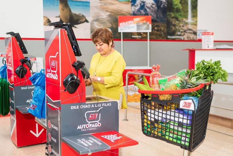 $!Almacenes Tía implementó 104 cajas autopago a nivel nacional, su operación genera un 22 por ciento del total de ventas en dólares para la empresa.