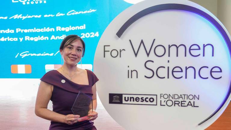 Ecuatoriana gana reconocimiento “Mujeres en la Ciencia” del Grupo L'Oréal y la UNESCO