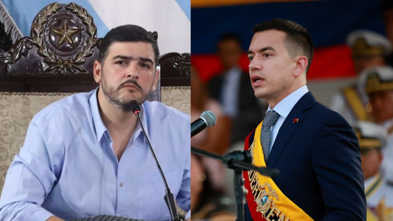 Nuevo enfrentamiento entre Daniel Noboa y Aquiles Álvarez tras formulación de cargos en el caso Triple A