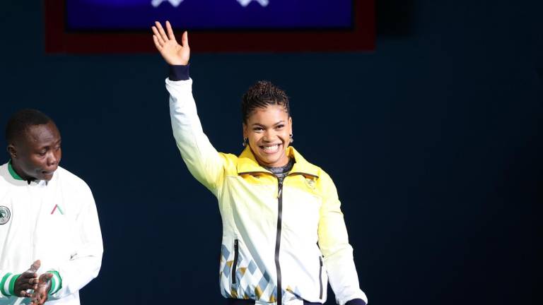 ¡Histórico! Angie Palacios consiguió la medalla de bronce en halterofilia en la categoría de 71kg