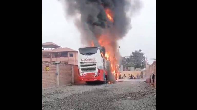 Violento ataque en Huaquillas: chofer de bus muere quemado tras asalto de extorsionadores