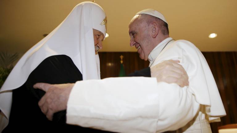 El encuentro histórico entre el papa y patriarca ruso Kirill
