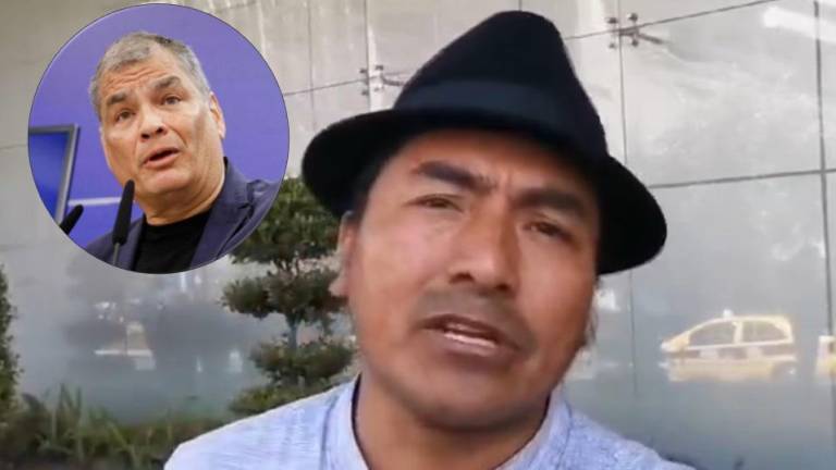 Leonidas Iza cuestiona contradicciones de Rafael Correa, frente a posible alianza para presidenciales 2025