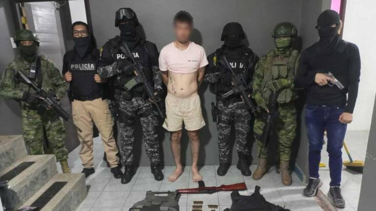 El Bloque de Seguridad capturó en Manabí a alias Junior, presunto líder de Los Choneros