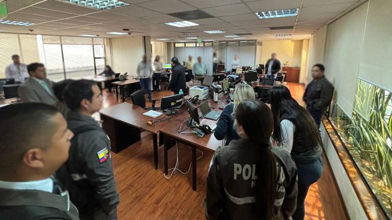 Allanamientos en las instalaciones de la Judicatura en Quito.