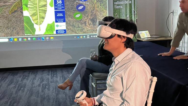 Una experiencia inmersiva vivieron los asistentes al evento 'Recorridos Virtuales 360°: innovación en el cultivo de banano' de BASF.