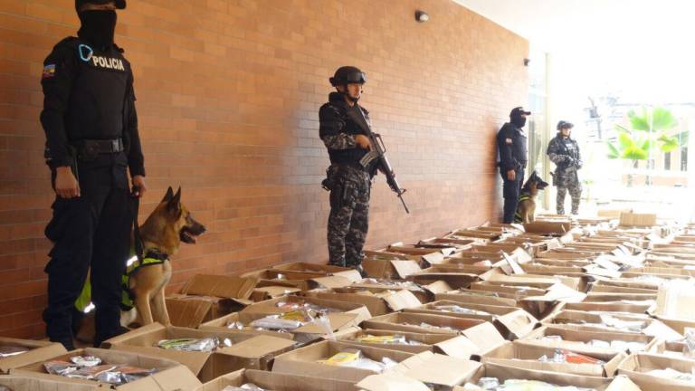 Decomisan una tonelada y media de clorhidrato de cocaína