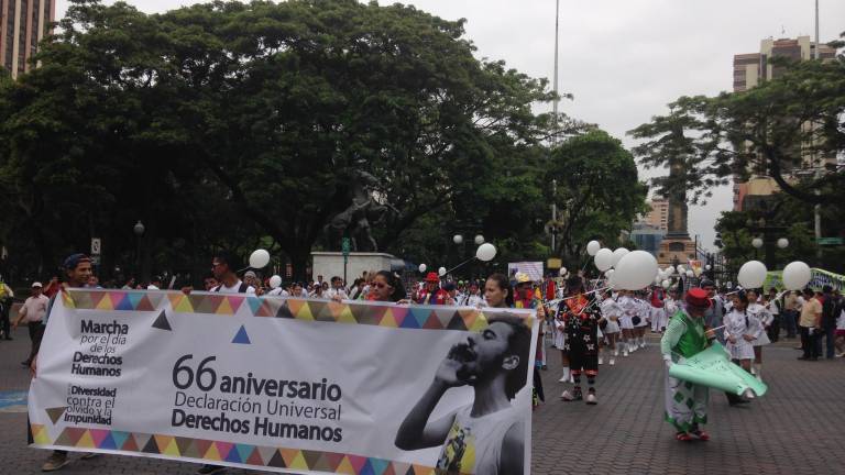 Organizaciones sociales en Guayaquil levantaron su voz por los Derechos Humanos