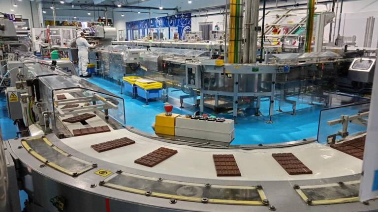 En la fábrica Surindu de Nestlé, en Guayaquil, se elaboran las diferentes presentaciones de chocolates.