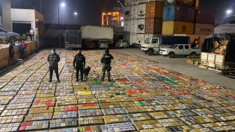 Operativo 'San Valentín' logra incautar unas 7 toneladas de droga en Guayaquil